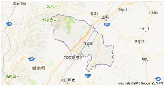 栃木県那須google地図