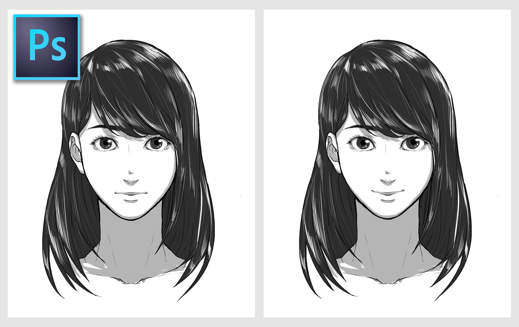 すごいぞphotoshop イラストの女の子も簡単整形 Refine Color